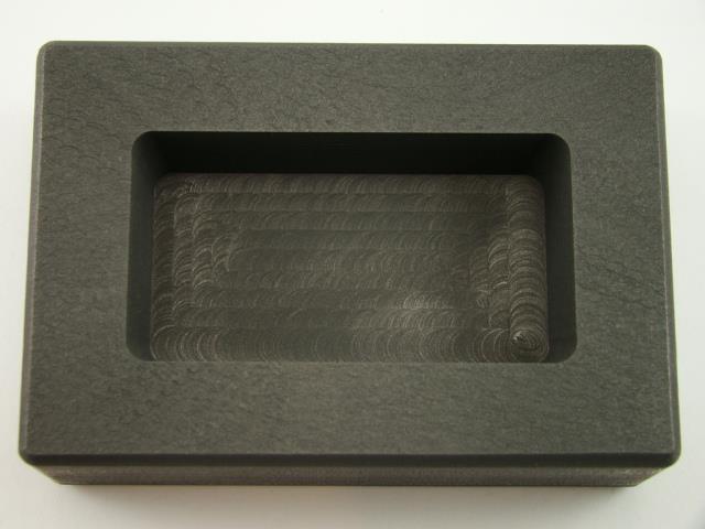 10 oz Silver Bar High Density Graphite Ingot Mold Loaf Style